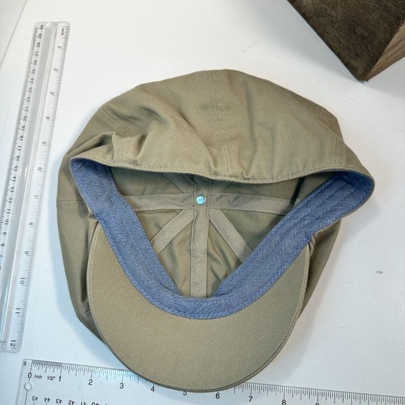 Duluth Trading Co. Flat Cap Hat Mens Duckbill Size XL Driving Beige Cotton - Picture 6 of 7